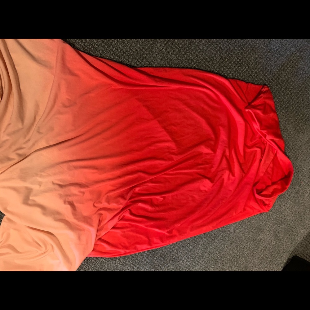 Orange ombre skirt from a boutique